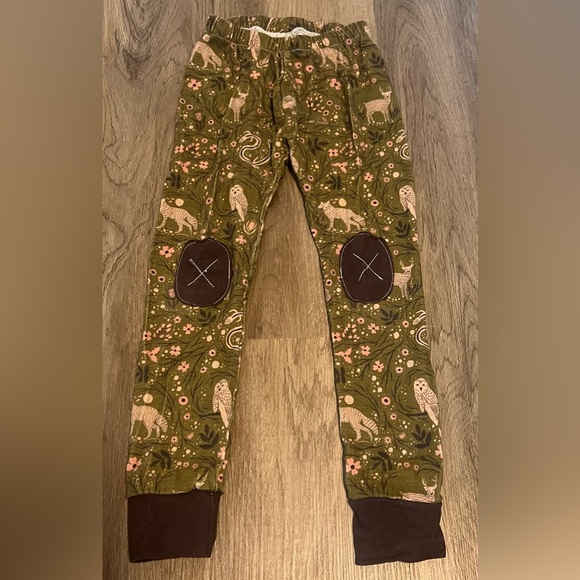 Alpine Baby Co Other - Kids Alpine Baby Co Dark Green Forest Patterned Pants